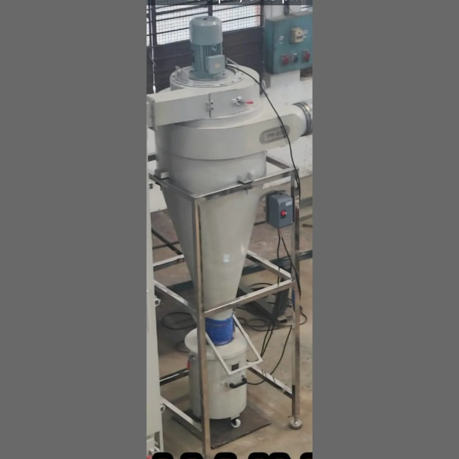 Cyclone Dust Collectors for Food and Gherkin Processing | Cleantek India